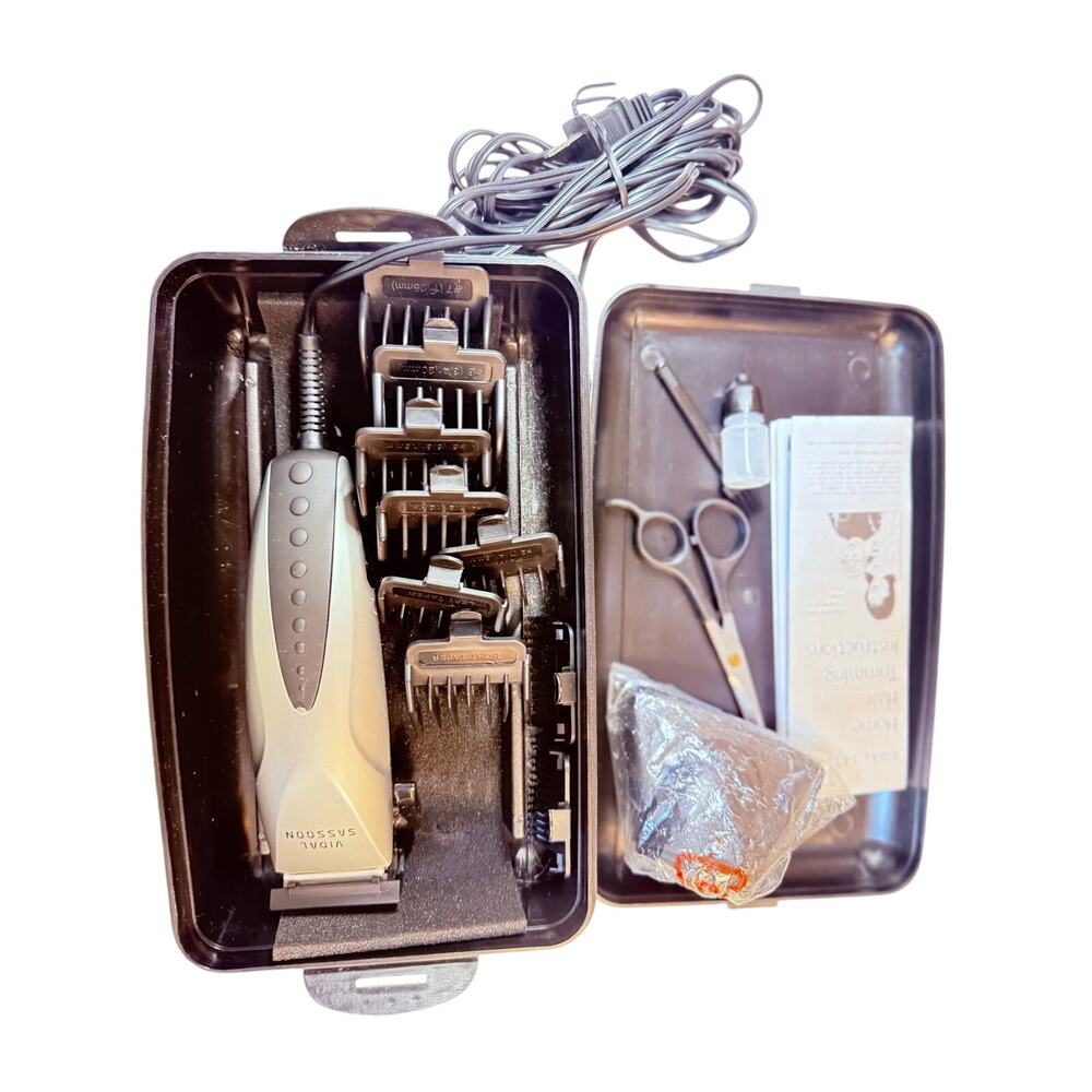 Vidal Sassoon Hair Clipper Kit with Storage Case, Guards & Accessories - Works